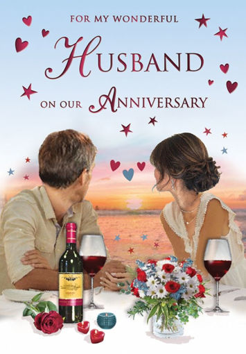 Picture of WONDERFUL HUSBAND ANNIVERSARY CARD